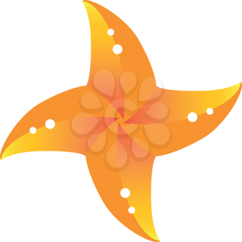 Starfish Icon Design Concept. Eps 8 supported.