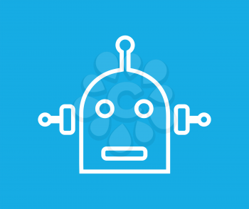 Cyber Robot Mascot Design. EPS 8 supported.