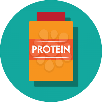 Protein Logo with Bottle. Eps 8 supported.