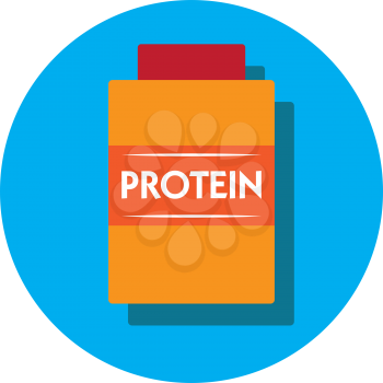 Protein Logo with Bottle. Eps 8 supported.