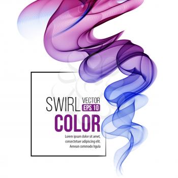Abstract swirl violet background. Vector illustration EPS10