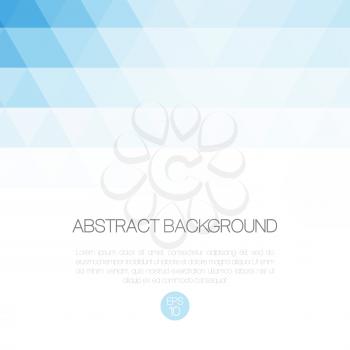 Abstract vector background with triangles. Template brochure design.