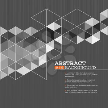 Abstract template background with triangle shapes EPS 10