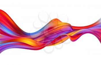 Modern colorful flow poster. Wave Liquid shape color background. Art design for your design project. Vector illustration EPS10