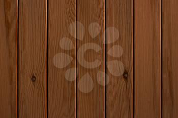 Brown Wooden background. Vertical dark brown fence
