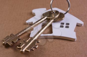 House keys.Real estate concept