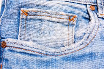 Blue jeans closeup d, texture of denim