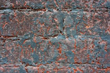  grunge background. Concrete old blue orange,antiquity wall
