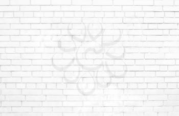 Painted white brick wall. Rustik background.Stone texture