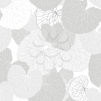 Fresh green leaves background - vector illustration.