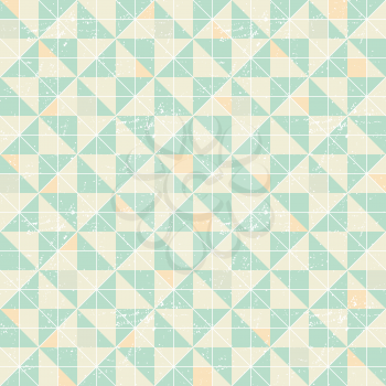 Seamless geometric pattern with origami elements.
