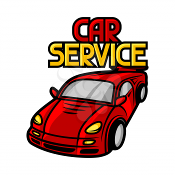 Service center business illustration. Repair concept for advertising.