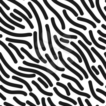 Seamless diagonal line pattern. Monochrome stripes black and white texture. Repeating geometric simple graphic abstract background.