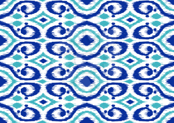 Ikat geometric folklore pattern. Ethnic folk ornament texture. Tribal mengikat textile. Aztec, Indian, Scandinavian, Gypsy or Mexican fabric.