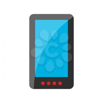 Stylized illustration of smartphone. Home appliance or household item for advertising and shopping.