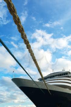 Liner on the rope. Element of design.