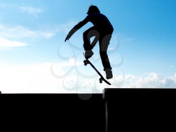 Skateboarding Stock Photo