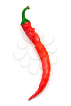 Hot red pepper. Isolated object. Element of design.