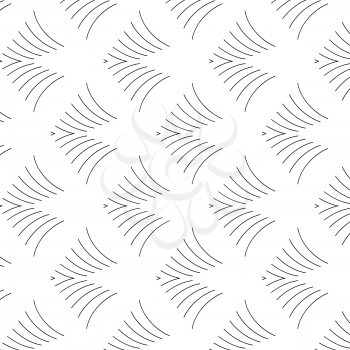 Primitive grey abstract pattern with lines and circles