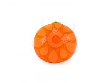 Juicy fruit clementine tangerine isolated on white background