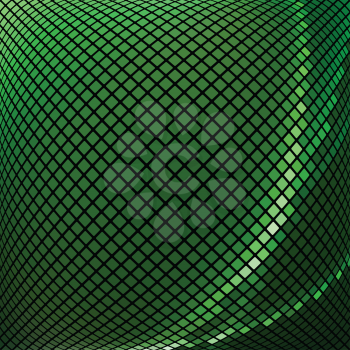 Beautiful vector geometric green background. Design element.