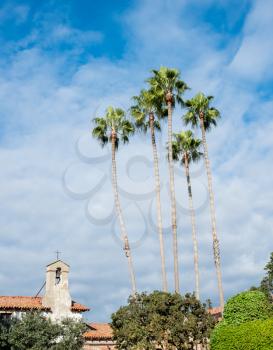 Single bell in bell tower at San Juan Capistrano mission