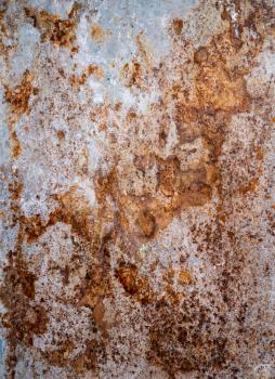 Pattern of rust on iron sheet for abstract background