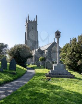 Saint Nectan parish church of Hartland in village of Stoke in North devon