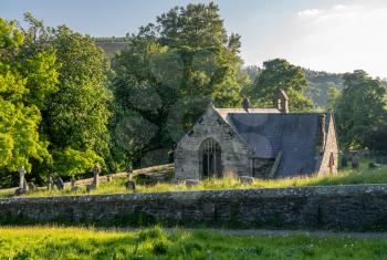 Parish church of Llantysilio near Llangollen in North Wales