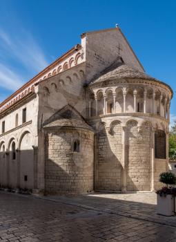 St Chrysogonus church in the ancient old town of Zadar in Croatia