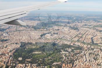 Rome, Italy - June 11, 2012: The eternal city of Rome, Roman streets and buildings, modern and ancient architecture of Rome.