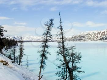 nature of Chukotka, the landscape of Chukotka, the beauty of northern nature.