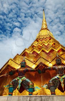 Traditional Thai architecture Grand Palace Bangkok
