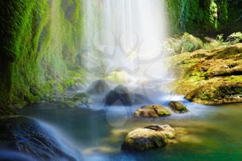 Kursunlu Waterfalls in Antalya, Turkey