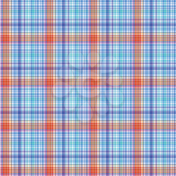 Fabric texture. Seamless tartan pattern. Vector background.