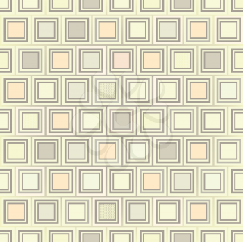 Abstract seamless background. Square form texture. Geometric pattern