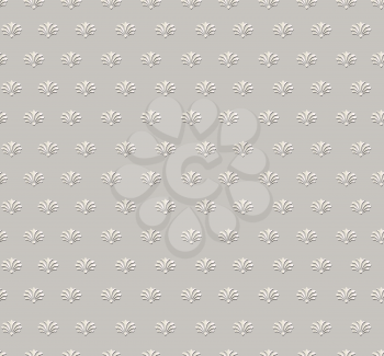 Abstract Flower Background Texture. Seamless pattern. Floral lightning ornament. Grey background