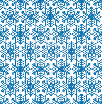 Snow seamless pattern. Abstract winter ornamental textured background. Snowflake pattern. Snow flake vector holiday editable texture Oriental arabic ornament
