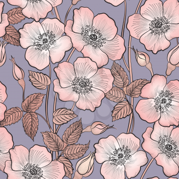 Floral seamless pattern. Flower background. Floral seamless texture with flowers.