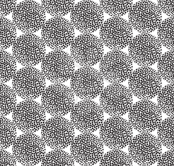 Abstract spot seamless pattern. Geometric round shape dotted texture