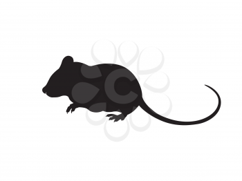 Mouse silhouette icon Vector Design. Vector illustration of Mouse