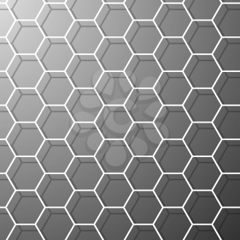 Abstract geometric pattern background with hexagon. Vector illustration.