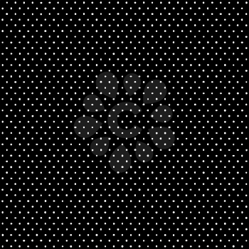Black and white polka dots pattern. Vector illustration.