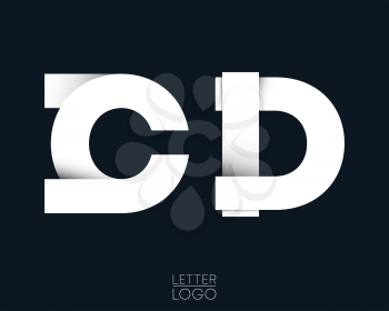 Letter C and D template logo design. Vector illustration.
