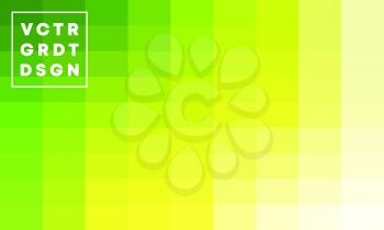 Green gradient background template design. Vector illustration.