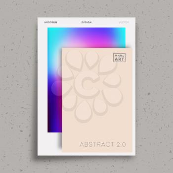 Abstract minimal design for flyer, poster, brochure cover, portfolio template, wallpaper, typography, or other printing products. Vector illustration.