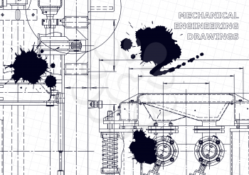 Machine-building industry. Instrument-making. Computer aided design system. Black Ink. Blots