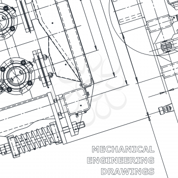 Blueprint. Corporate Identity. Vector engineering illustration. Technical illustrations, back grounds