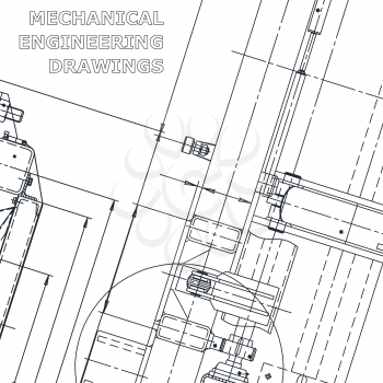 Blueprint. Vector engineering illustration. Technical illustrations, back grounds. Scheme, plan. Corporate Identity
