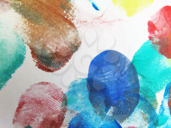 Colorful Abstract watercolor painted background Vector Illustration